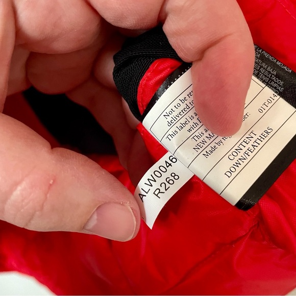 Orage Link Women's Down Filled Puffer Jacket Red Size Medium - Picture 6 of 6